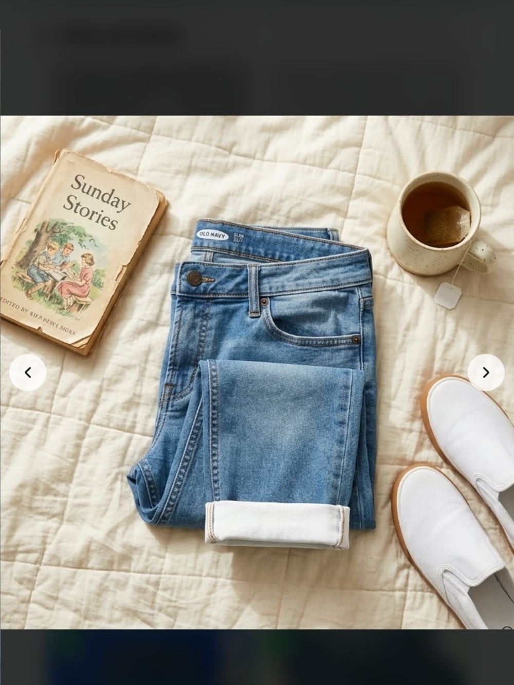 Old Navy Light Blue Women's Rolled Cuff Jeans